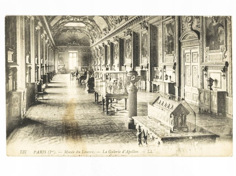 PARYŻ - MUZEUM W LUWRZE, GALERIA APOLLA FRANCJA POCZĄTEK XX W.