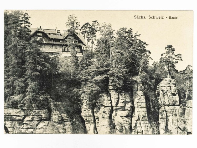 PARK NARODOWY SASKIEJ SZWAJCARII - BASTEI NIEMCY 1925