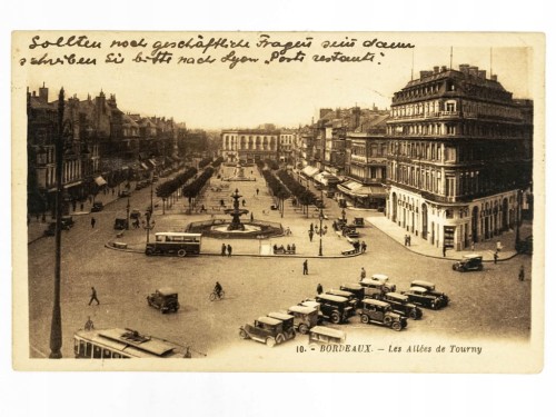 BORDEAUX - ALEJKI TOURNY I STARE SAMOCHODY FRANCJA / TALLINN 1932