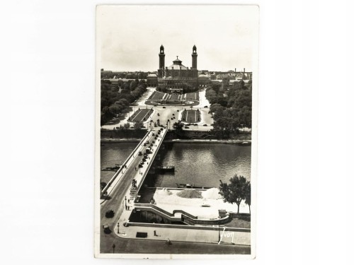 PARYŻ - MOST PONT D'LÉNA I PAŁAC TROCADÉRO FRANCJA / POZNAŃ 1936