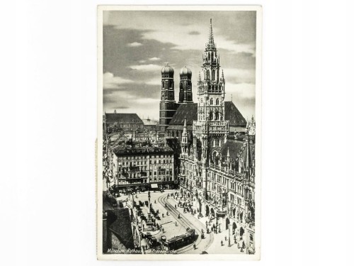 MONACHIUM - RATUSZ I KATEDRA NAJŚWIĘTSZEJ MARYI PANNY NIEMCY / POZNAŃ 1935