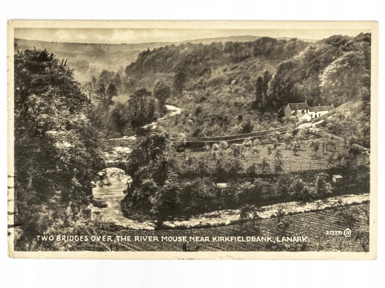LANARK - MOSTY NA RZECE MOUSE WIELKA BRYTANIA SZKOCJA / POZNAŃ 1947