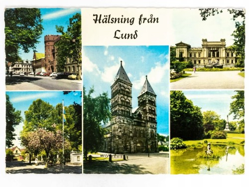 LUND - KATEDRA GMACH UNIWERSYTETU WZGÓRZĘ SANKT HANS SZWECJA / POZNAŃ 1976