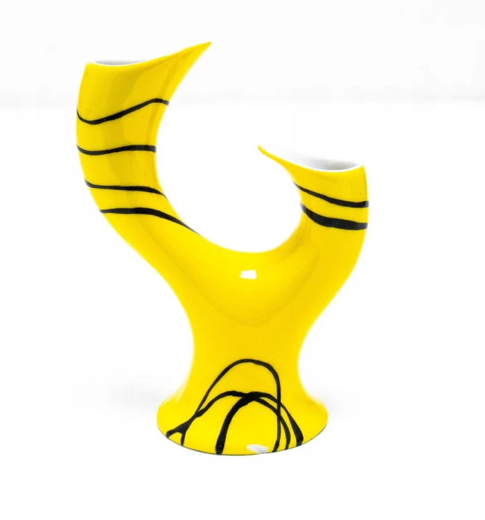 STARY PORCELANOWY WAZONIK CHODZIEŻ - PIEŃ, DANUTA DUSZNIAK l. 60