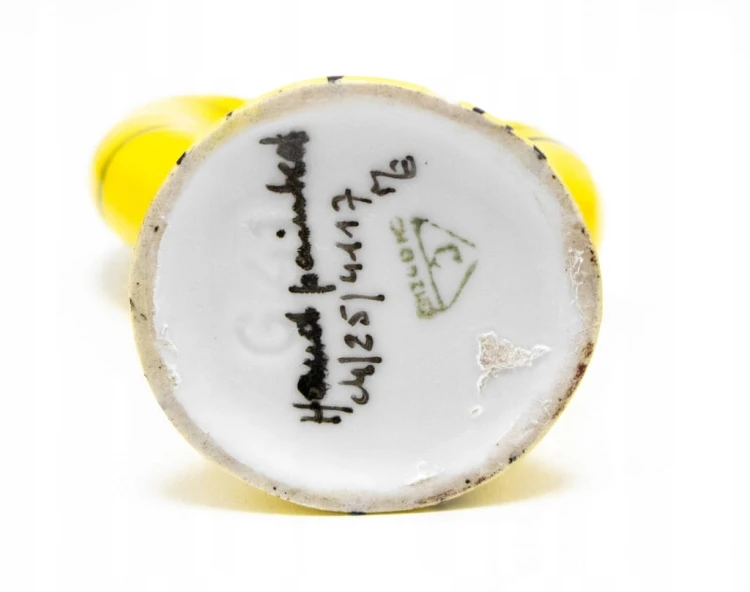 STARY PORCELANOWY WAZONIK CHODZIEŻ - PIEŃ, DANUTA DUSZNIAK l. 60