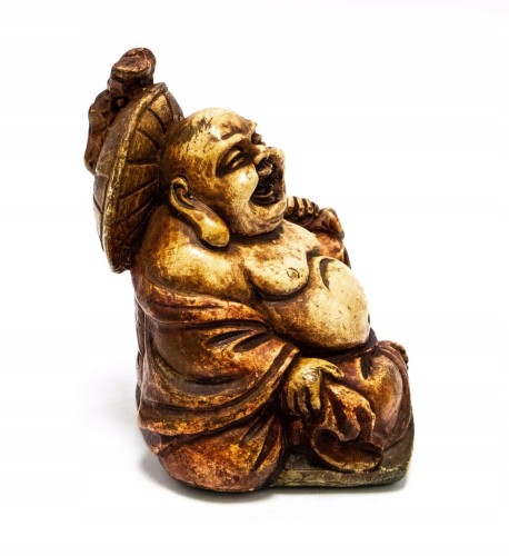 STARA KAMIENNA FIGURKA - ŚMIEJĄCY SIĘ BUDDA, HOTEI