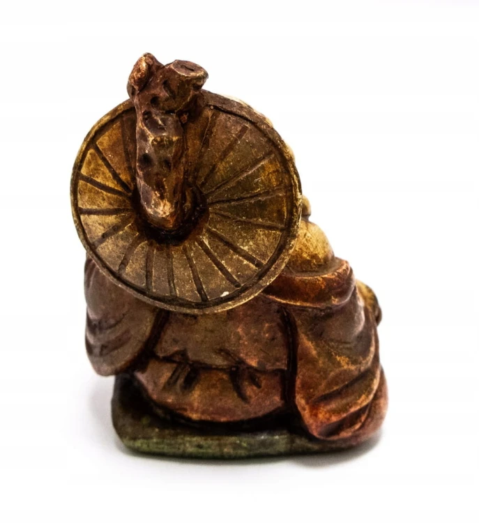 STARA KAMIENNA FIGURKA - ŚMIEJĄCY SIĘ BUDDA, HOTEI