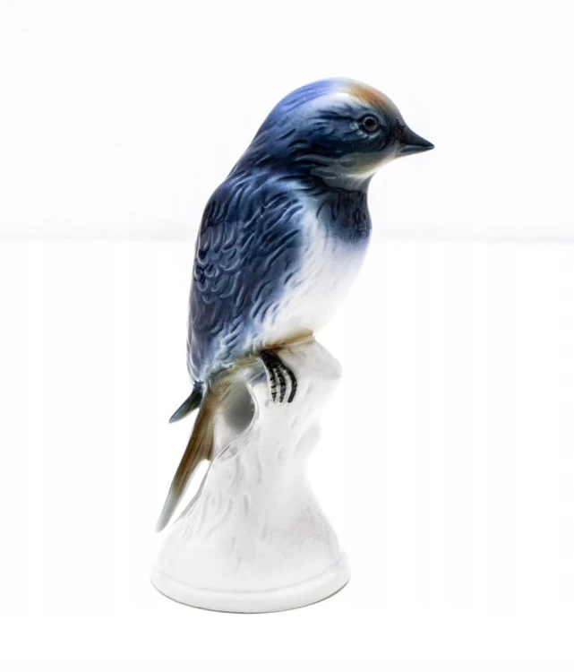STARA PORCELANOWA FIGURKA - JASKÓŁKA, WAGNER & APEL