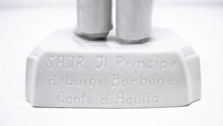 STARA PORCELANOWA FIGURKA - LUGI DI BORBONE CONTE D'AQUILA, SITZENDORF
