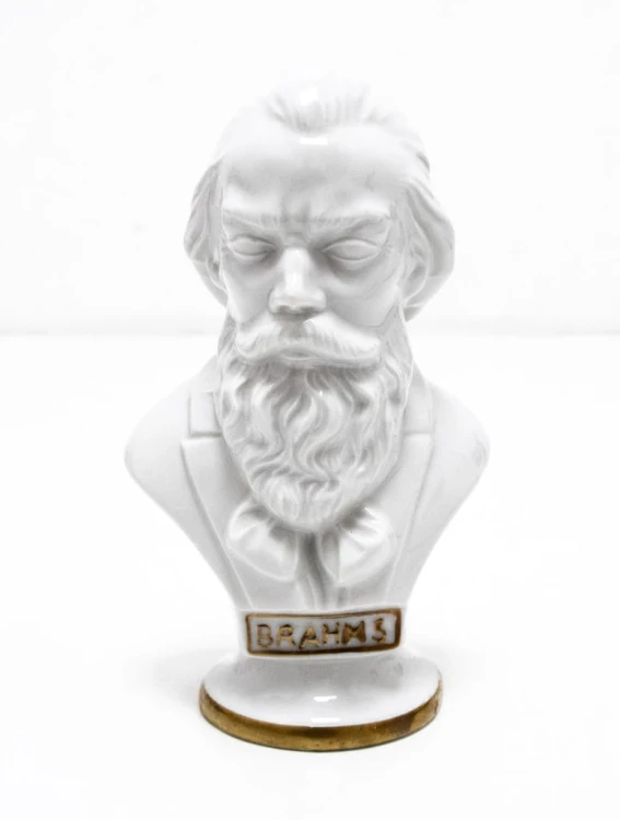 STARA PORCELANOWA FIGURKA - JOHANNES BRAHMS, LIPPELSDORF