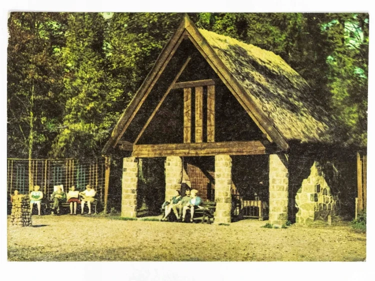 POŁCZYN-ZDRÓJ - PIJALNIA JOASIA W PARKU ZDROJOWYM 1973 PRL