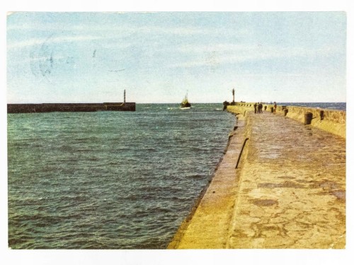 USTKA - WEJŚCIE DO PORTU 1971 PRL