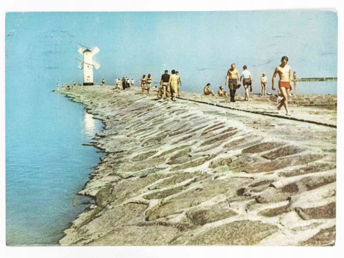 ŚWINOUJŚCIE - FALOCHRON U UJŚCIA ŚWINY 1977 PRL