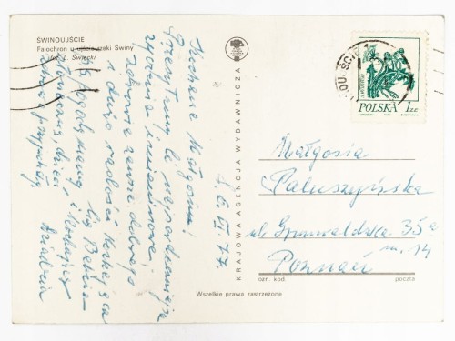 ŚWINOUJŚCIE - FALOCHRON U UJŚCIA ŚWINY 1977 PRL