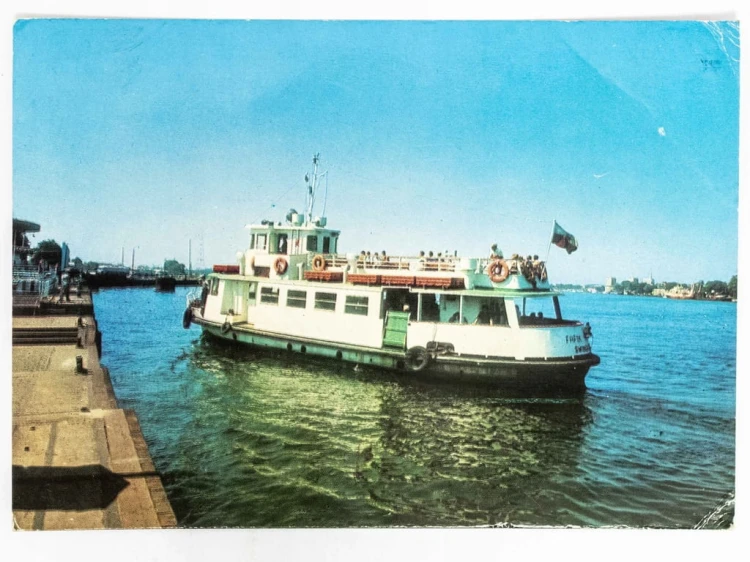 ŚWINOUJŚCIE - TRAMWAJ WODNY "FAFIK" 1974 PRL