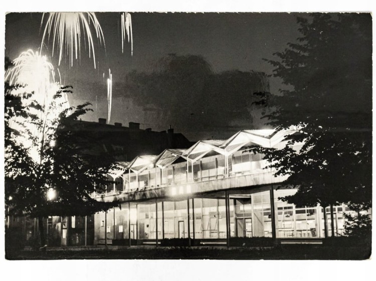SOPOT - BAR "ALGA" NOCĄ 1964 PRL