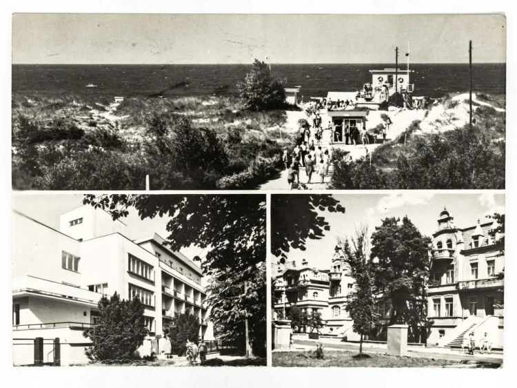 ŚWINOUJŚCIE - DOM WYPOCZYNKOWY "EWUNIA", UL. ORKANA LATA 70. PRL