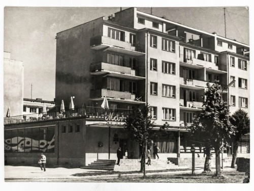 KOŁOBRZEG - FRAGMENT DZIELNICY MIESZKALNEJ 1963 PRL