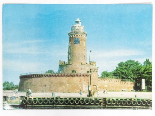 KOŁOBRZEG - ZABYTKOWA LATARNIA MORSKA 1973 PRL
