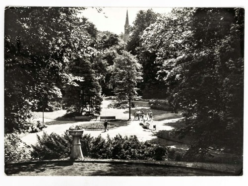 MIĘDZYZDROJE - PARK MIEJSKI PIECZĄTKA WOLIŃSKIEGO PARKU NARODOWEGO 1968 PRL