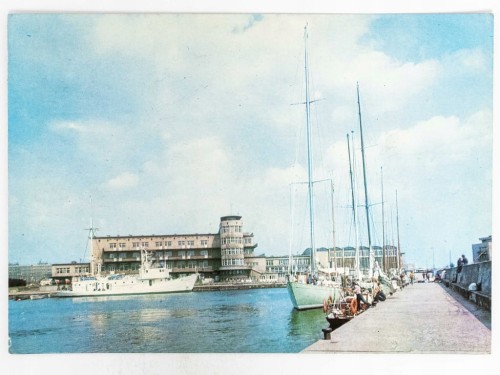 GDYNIA - BASEN ŻEGLARSKI GEN. ZARUSKIEGO WYŻSZA SZKOŁA MORSKA LATA 70. PRL