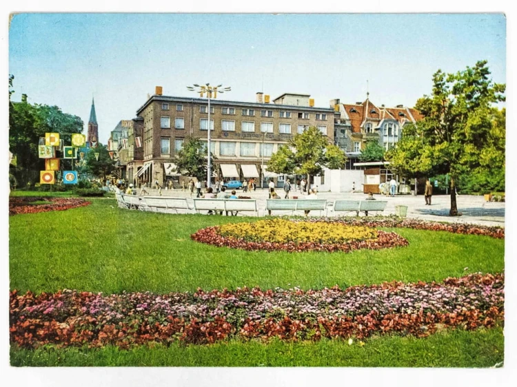 SOPOT - PL. PRZYJAŹNI POLSKO-RADZIECKIEJ OBECNIE PRZYJACIÓŁ SOPOTU 1973 PRL