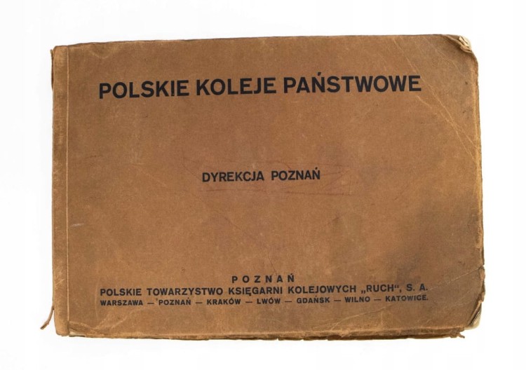 ALBUM Z ZABYTKAMI WIELKOPOLSKI - POLSKIE KOLEJE PAŃSTWOWE, POZNAŃ II RP