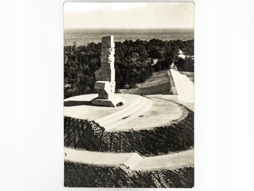 GDAŃSK - POMNIK OBROŃCÓW WYBRZEŻA WESTERPLATTE LATA 60. / 70. PRL