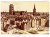 GDAŃSK - PANORAMA Z BAZYLIKĄ MARIACKĄ I RATUSZEM MIEJSKIM LATA 70. PRL