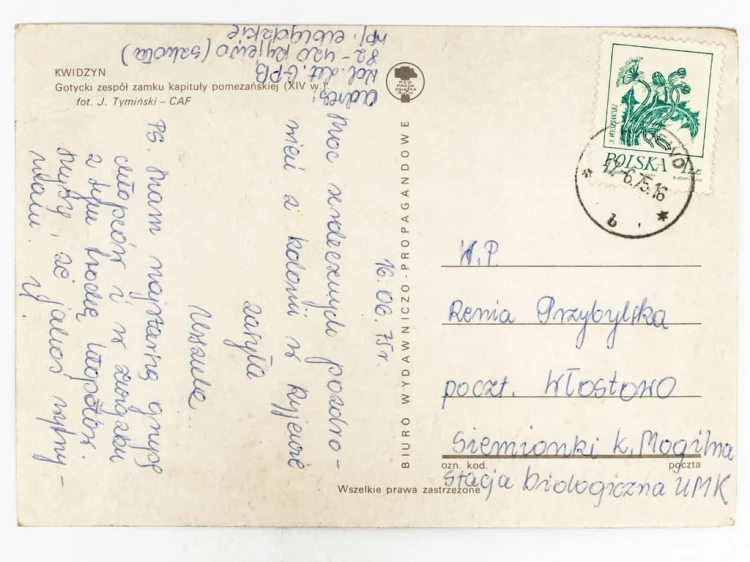 KWIDZYN - GOTYCKI ZAMEK KAPITUŁY POMEZAŃSKIEJ 1975 PRL