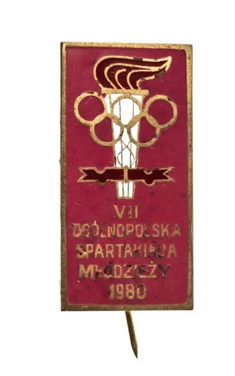 ODZNAKA VII OGÓLNOPOLSKA SPARTAKIADA MŁODZIEŻY 1980