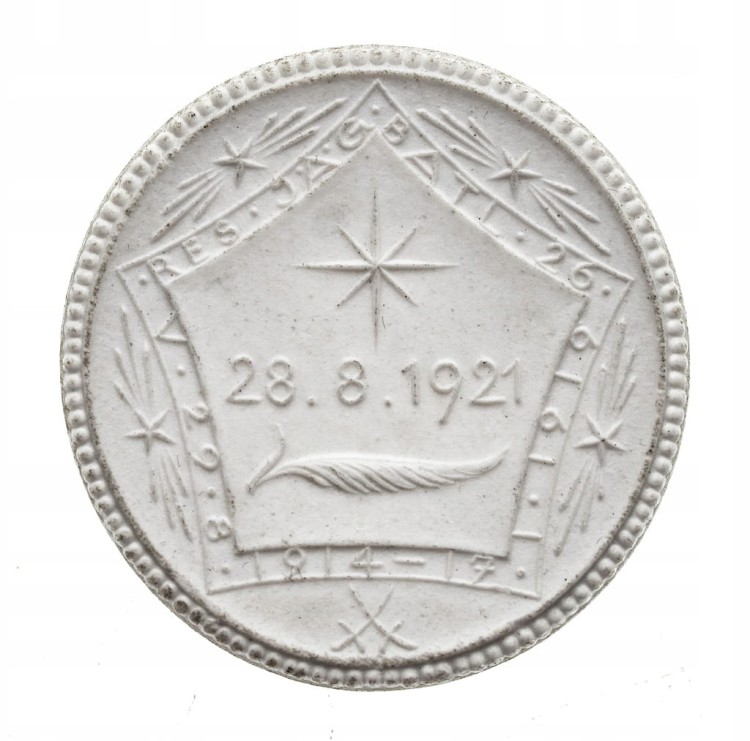 Medal Freiberg (Saksonia) Pomnik 26. Rezerwowego Batalionu Strzelców 1921