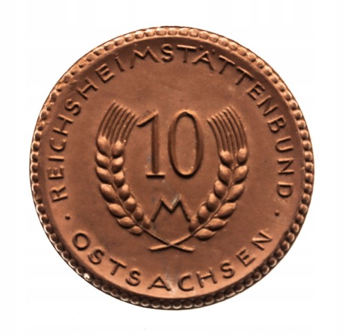 Niemcy, Wschodnia Saksonia. Notgeld 10 marek, 1921 st.1