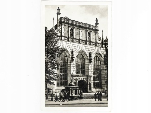 GDAŃSK - DWÓR ARTUSA PRZY DŁUGIM TARGU 1957 PRL SFOS