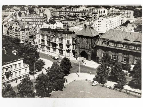 SŁUPSK - NOWA BRAMA PRZY PLACU ZWYCIĘSTWA 1966 PRL
