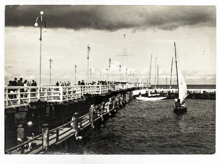 SOPOT - MOLO I ŻAGLÓWKI 1971 PRL