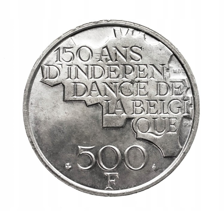 Belgia 500 franków, 1980, 150. rocznica niepodległości /BELGIQUE/ st.1-