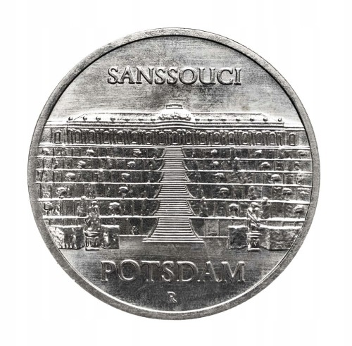 Niemcy - NRD 5 marek, 1986, Pałac Sanssouci w Poczdamie st.1