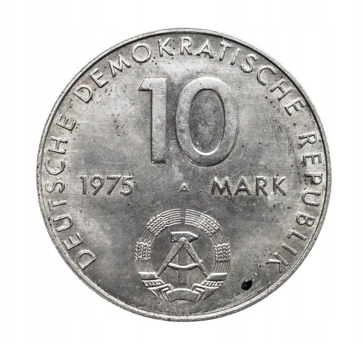 Niemcy - NRD 10 marek, 1975, 20 rocznica - Układ Warszawski st.2+