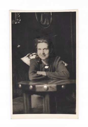 STARA FOTOGRAFIA - MŁODA KOBIETA, GRUDZIĄDZ 1939
