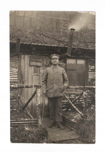 STARA FOTOGRAFIA - ŻOŁNIERZ PRUSKI, KASSEN VERWALTUNG ARM. BATL. 151, I WŚ
