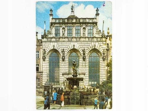 GDAŃSK - DWÓR ARTUSA PRZY DŁUGIM TARGU 1972 PRL
