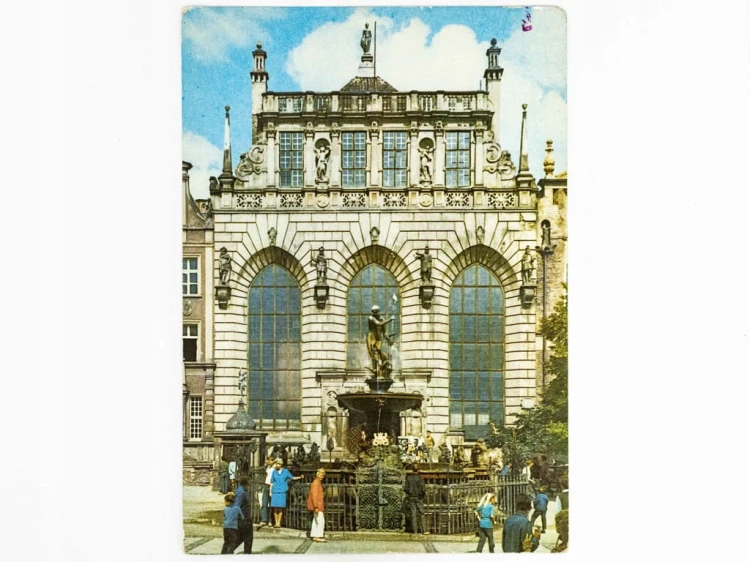 GDAŃSK - DWÓR ARTUSA PRZY DŁUGIM TARGU 1972 PRL