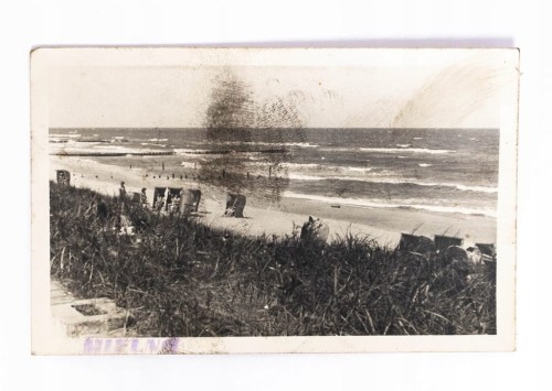 MIELNO - PLAŻA, MORZE l. 50 PRL