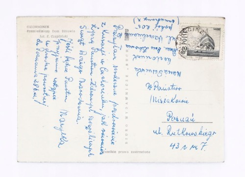 CIECHOCINEK - RZEMIEŚLNICZY DOM ZDROWIA 1968