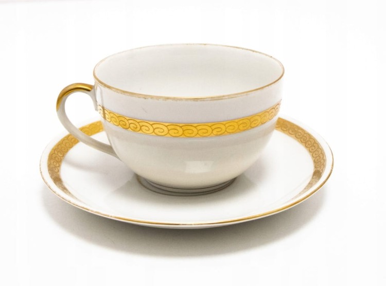 STARA PORCELANOWA FILIŻANKA + PODSTAWEK KAROLINA