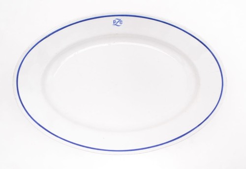 STARY PORCELANOWY PÓŁMISEK KAROLINA - POZNAŃSKIE ZAKŁADY GASTRONOMICZNE PRL