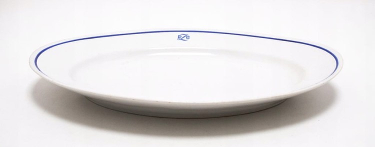 STARY PORCELANOWY PÓŁMISEK KAROLINA - POZNAŃSKIE ZAKŁADY GASTRONOMICZNE PRL