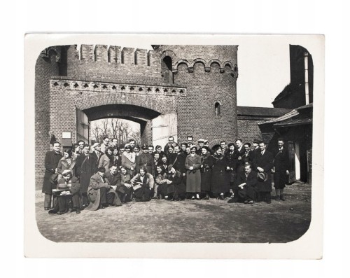 STARA FOTOGRAFIA - WYCIECZKA, FORT IIIA PRITTWIRZ, POZNAŃ l. 40/50