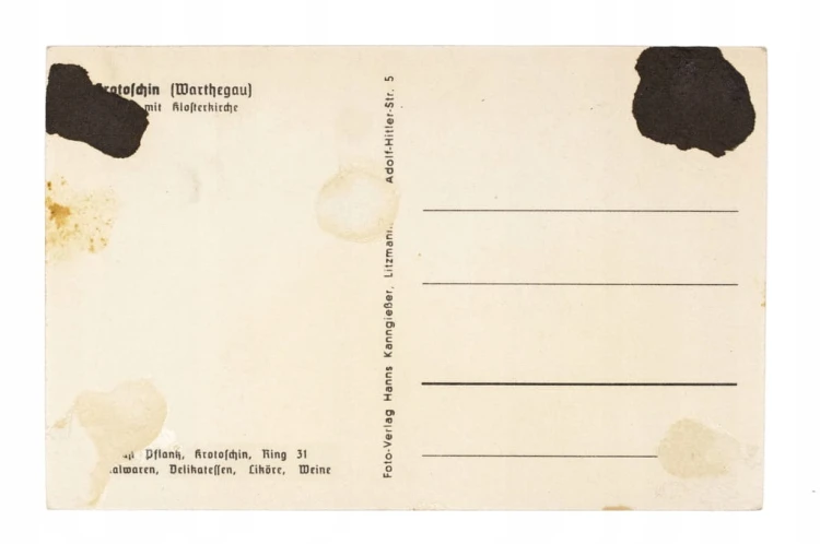 KROTOSZYN - PARK, OKUPACJA l. 40
